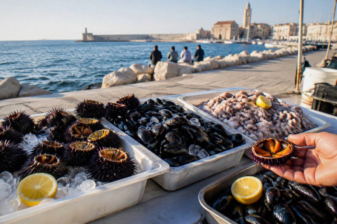 Molo San Nicola in Bari, Italy