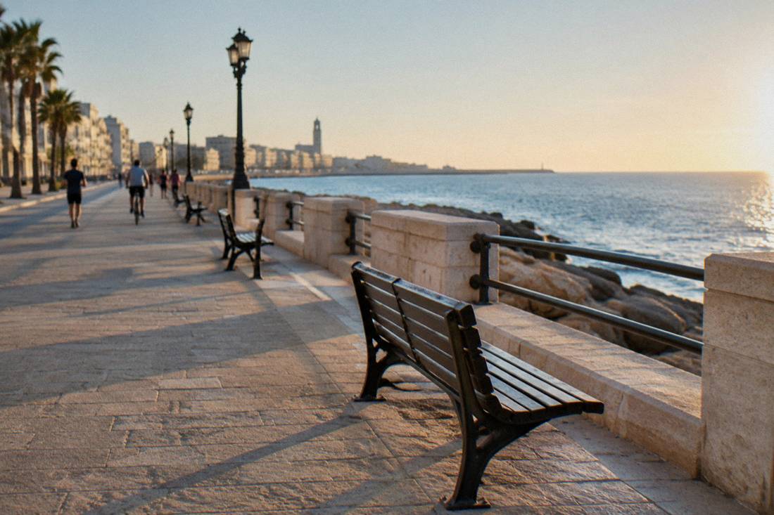 Lungomare Nazario Sauro in Bari, Italy