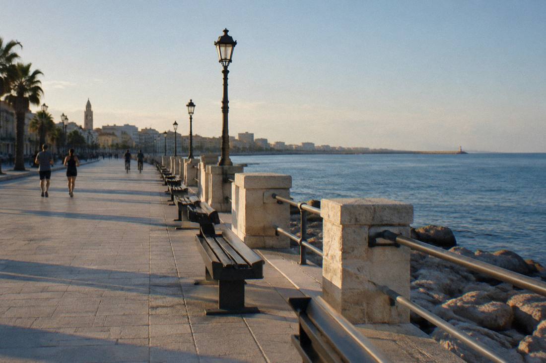 The Lungomare in Bari, Italy